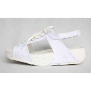 2015 Fitflop Womens Band White Fitness Sandal